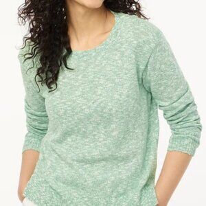 WOMENS J CREW LIGHTWEIGHT PALE GREEN BEACH SWEATER XL NWT